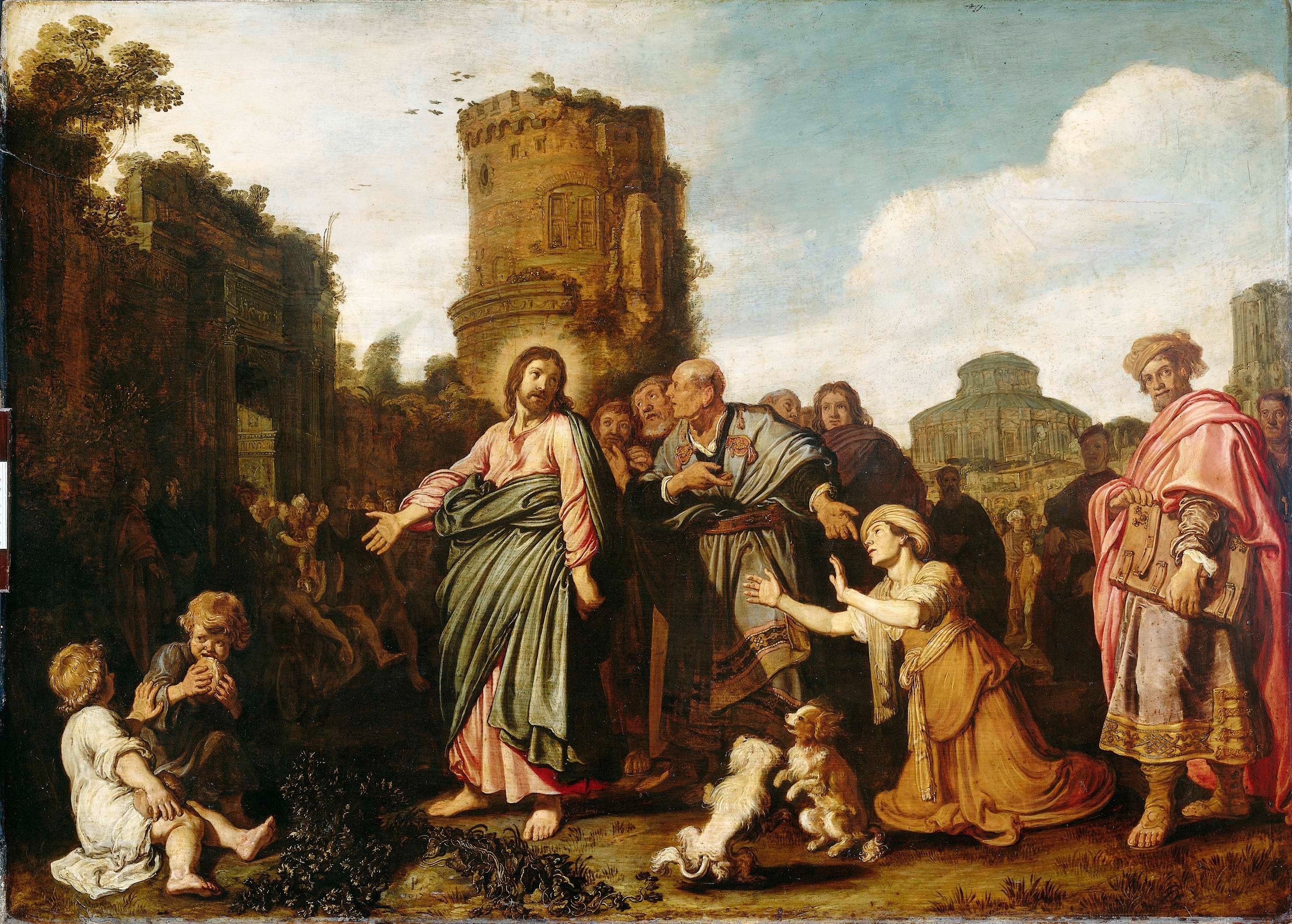 Christ and the Woman Canaan, Courtesy of Rijksmuseum, Europeana.