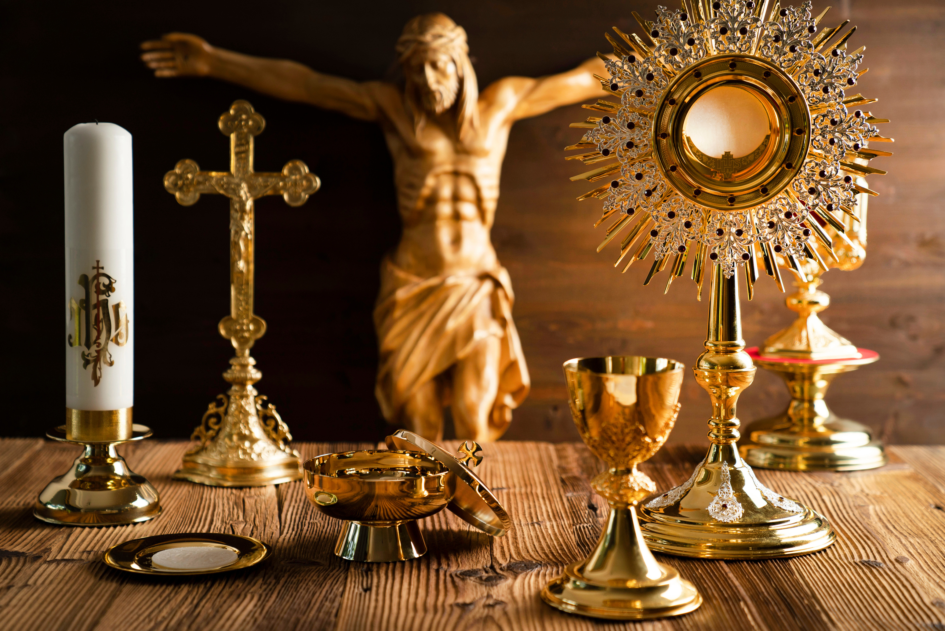 Catholic concept background.